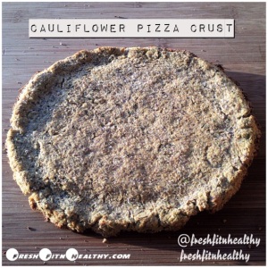 cauliflower pizza crust