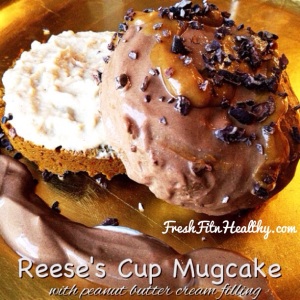 Reese's cup mugcakes